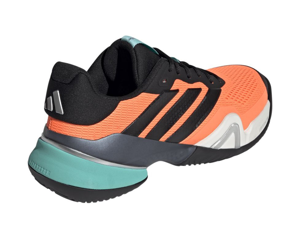 Мужские кроссовки теннисные Adidas Barricade 14 M - flash aqua/core black/lucid orange
