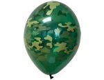 Шар (14"/36 см) Шелкография ассорти Камуфляж 25 шт.
