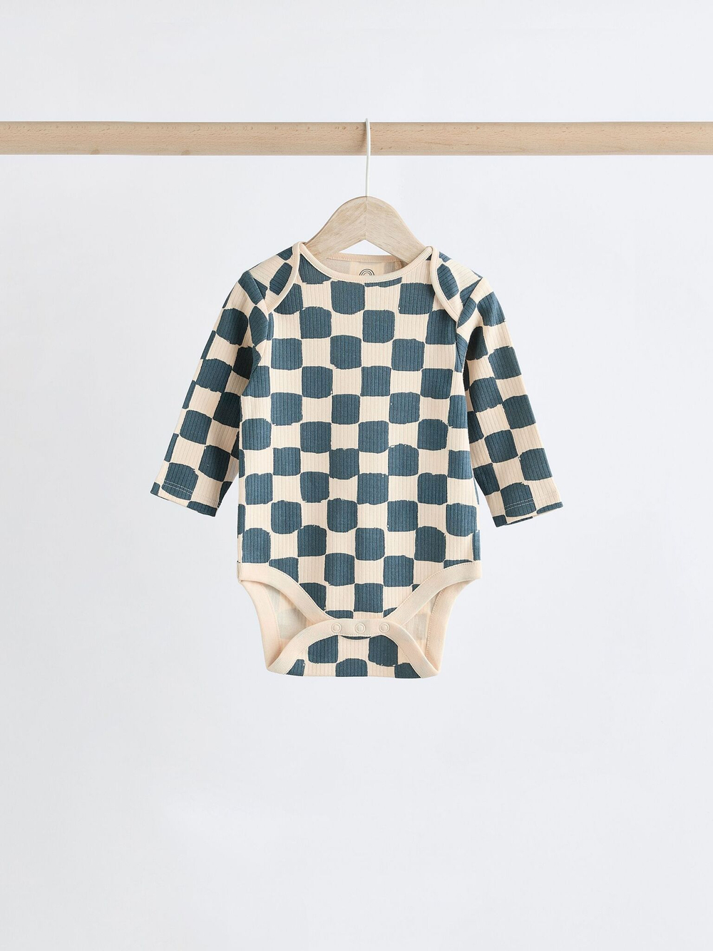 Боди с длинным рукавом для малышей Next K79-793, 3 шт., Бежевый, Синий, Розовый