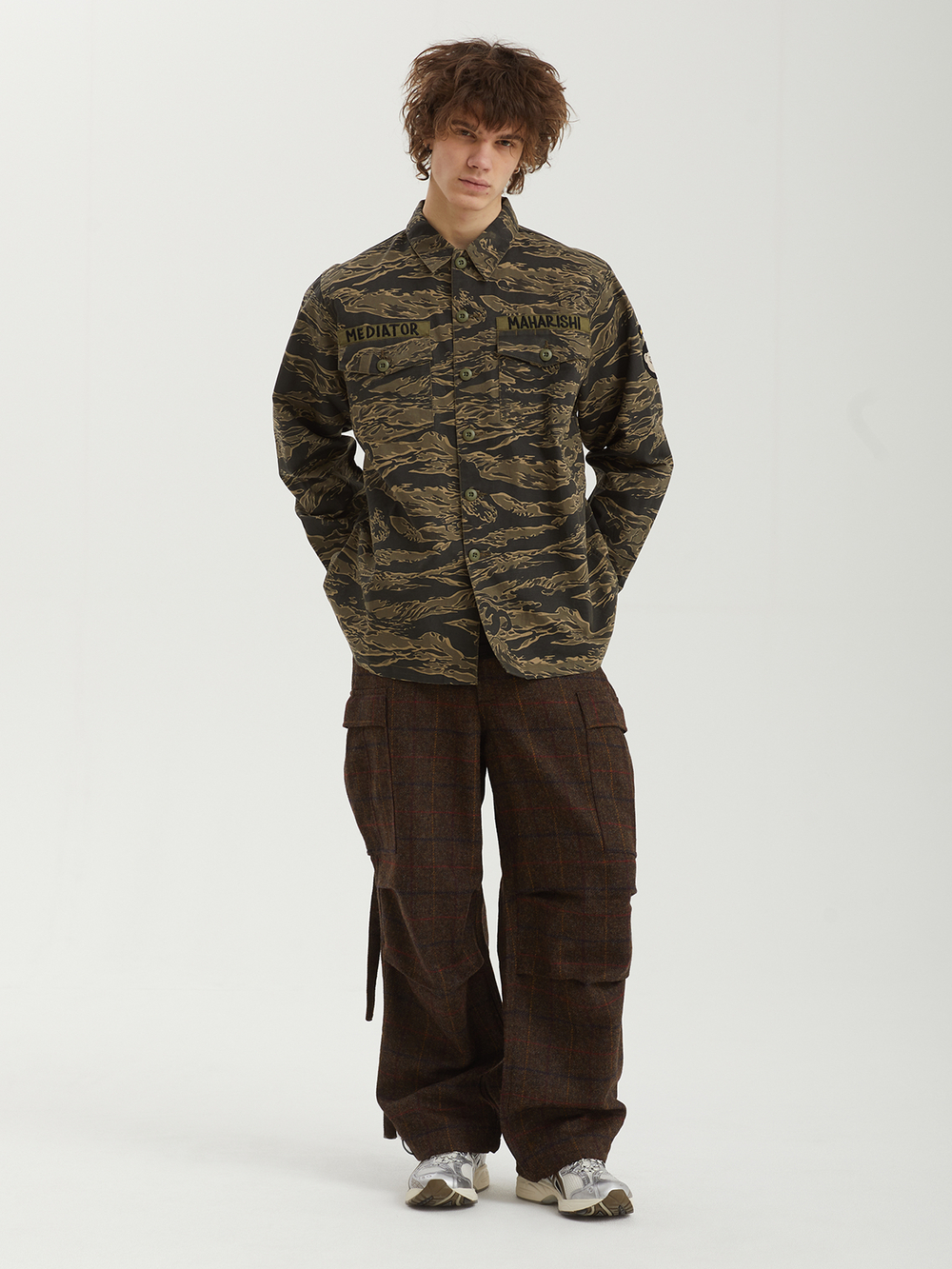 Мужская Рубашка Bonsai Tigerstripe Utility