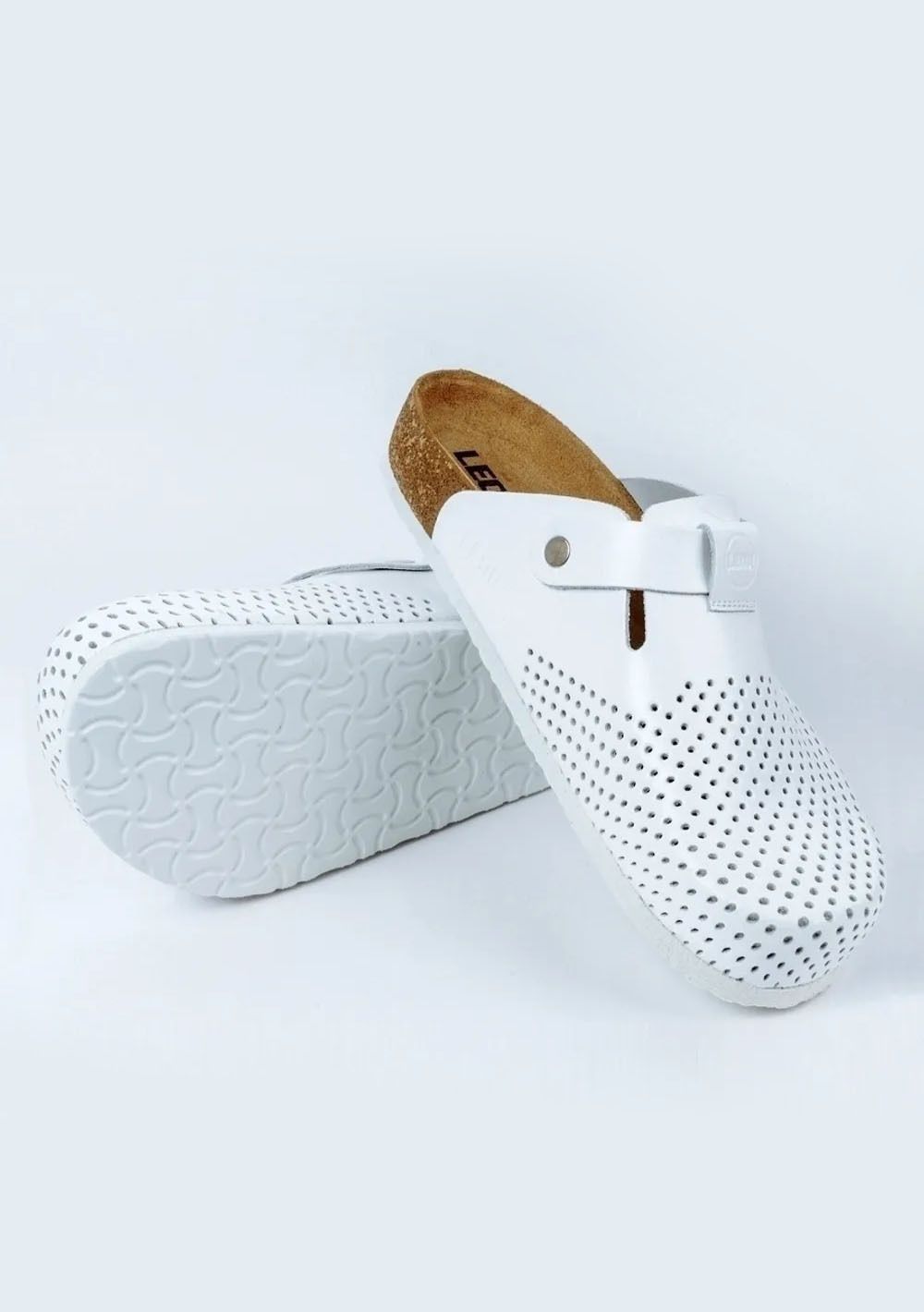 Сабо женские LEON medikal (белый) MED950W