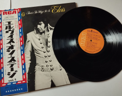 Винтажная виниловая пластинка LP Elvis Presley Элвис Пресли That The Way It Is (Japan 1971) (Obi) Twenty Days And Twenty Nights