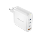 Зарядное устройство сетевое (СЗУ) WiWU Ark GaN PD + QC (Wi-U020) Type-Cx3, USBx1, 120W