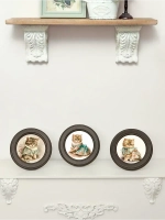 Картины на стену интерьерная на холсте 3 шт 17.5 см