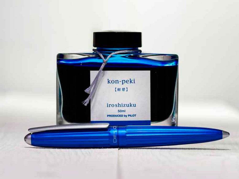 Перьевая ручка Diplomat Aero blue F (D40306023) 7