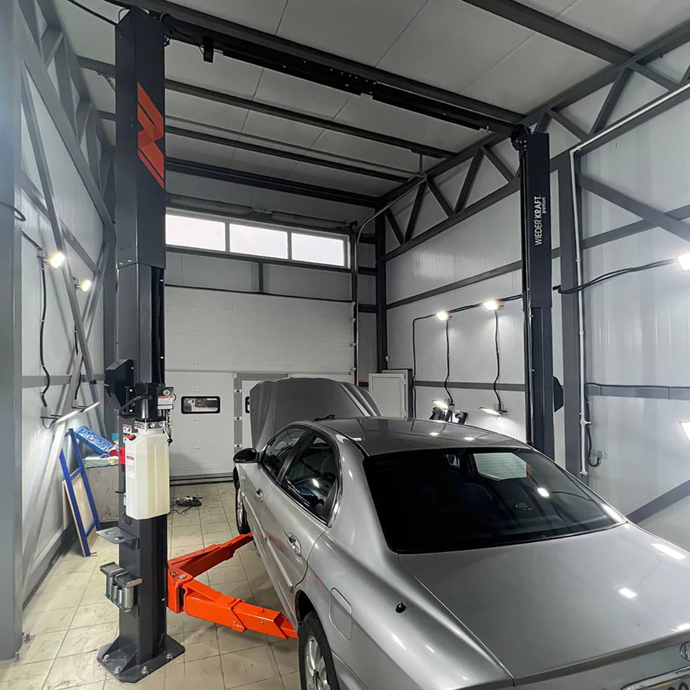 WDK-535 Подъемник двухстоечный с верхней синхронизацией 4,5 тонн, одност. разбл., 380В