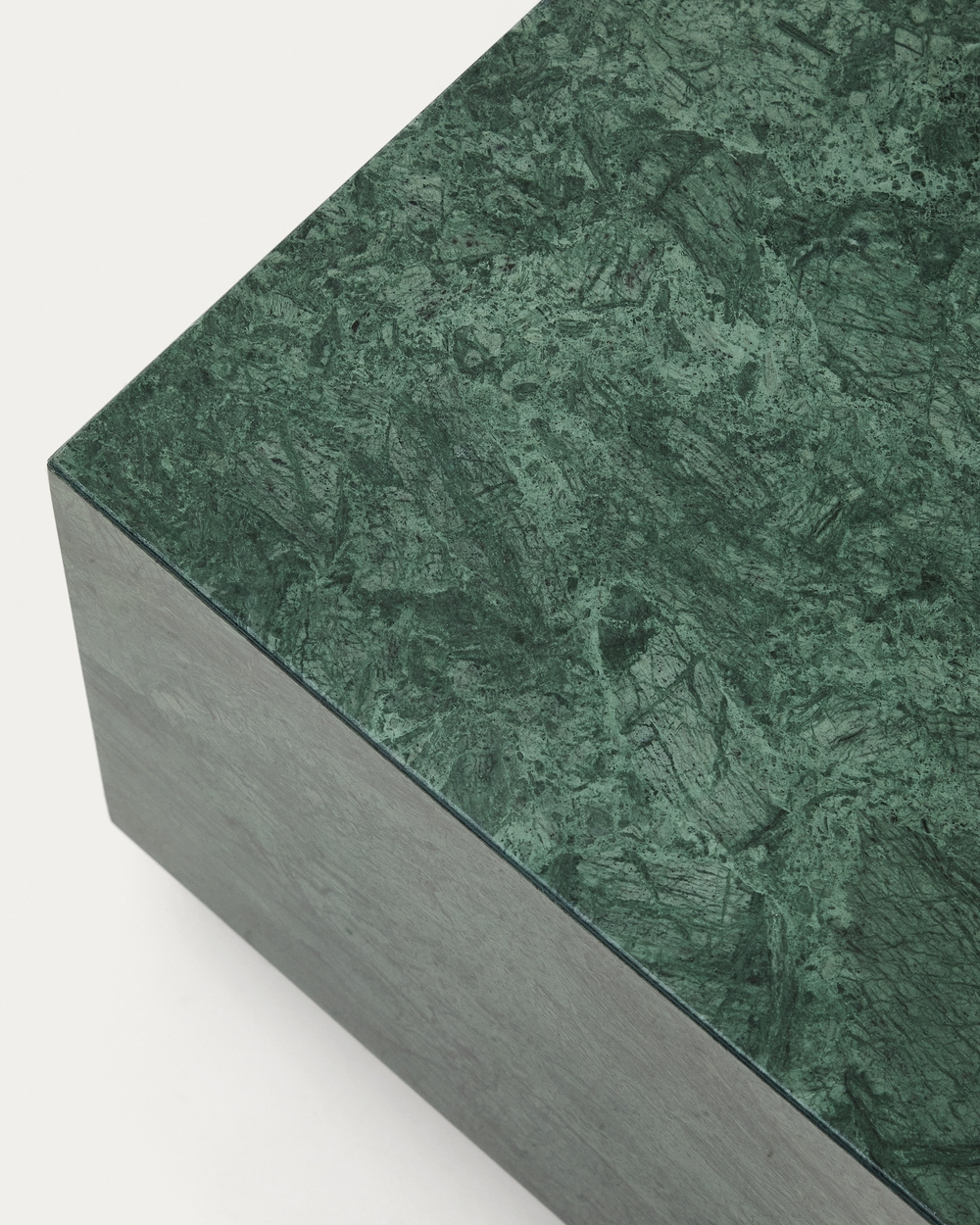 Журнальный столик Sorein из зеленого мрамора 100 x 50 см