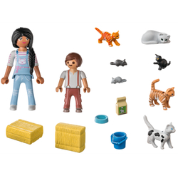 Playmobil - Семья деревенских кошек 71309 / артикул   71309  / GTIN 4008789713094