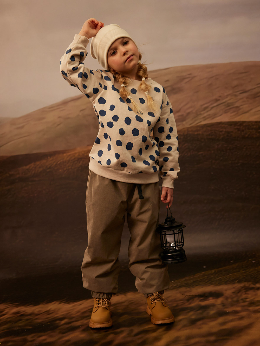 Брюки демисезонные на флисе Mjölk Fossil