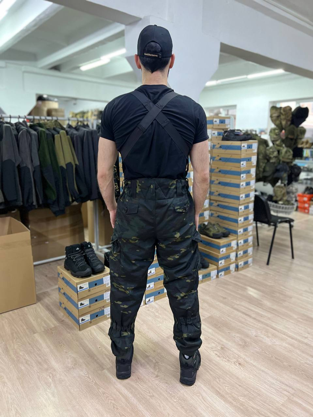 Костюм горка 5 зима / чёрный мультикам лайт 2