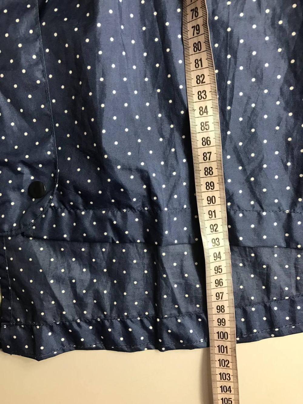 Плащ длинный в горошек, визуально на 50/52 размер