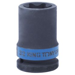 KING TONY (657532M) Головка торцевая ударная TORX Е-стандарт 3/4", E32