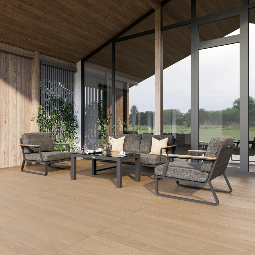 Лаунж зона Ideal Patio ЭСТИВО маренго - каркас карбон