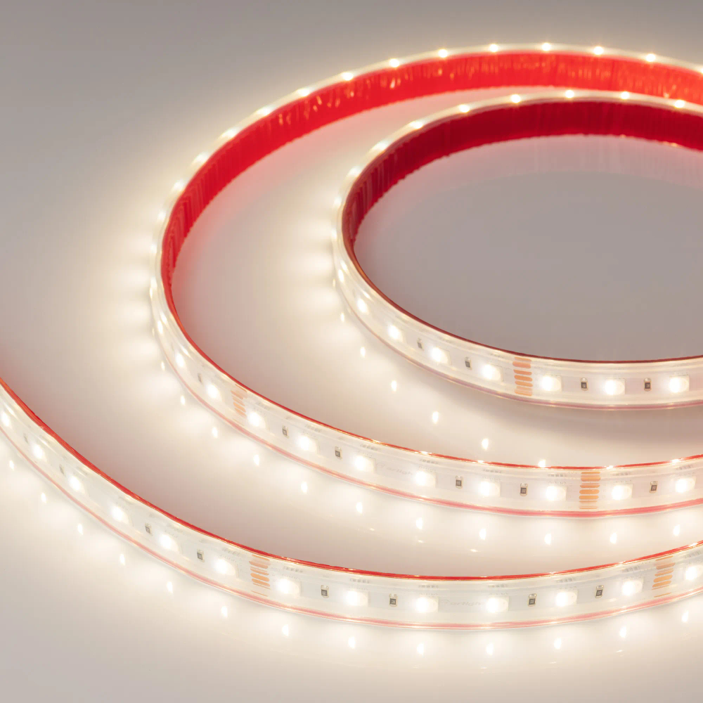 Светодиодная лента RTW-PS-B60-14mm 24V RGBW-Warm-4-in-1 (19.2 W/m, IP67, 5060, 5m) (Arlight, -) 034188