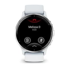 Умные часы Garmin Venu 3 белые с серебристым безелем