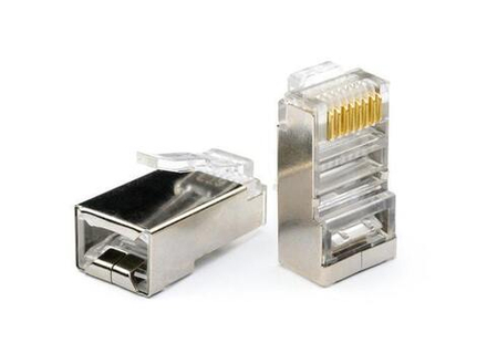 Коннектор RJ-45 (8P8C) экранированный RIPO (по 50шт)