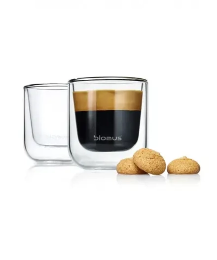 Blomus Набор из 2 стаканов для эспрессо Nero