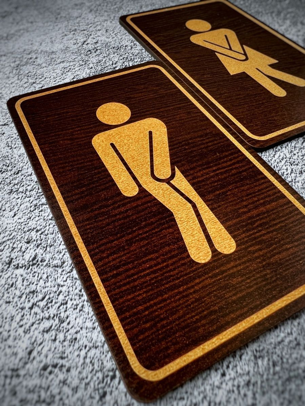 Табличка туалетная