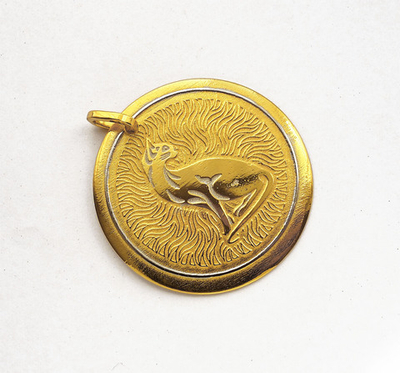 Брелок "Кошка". Златоуст