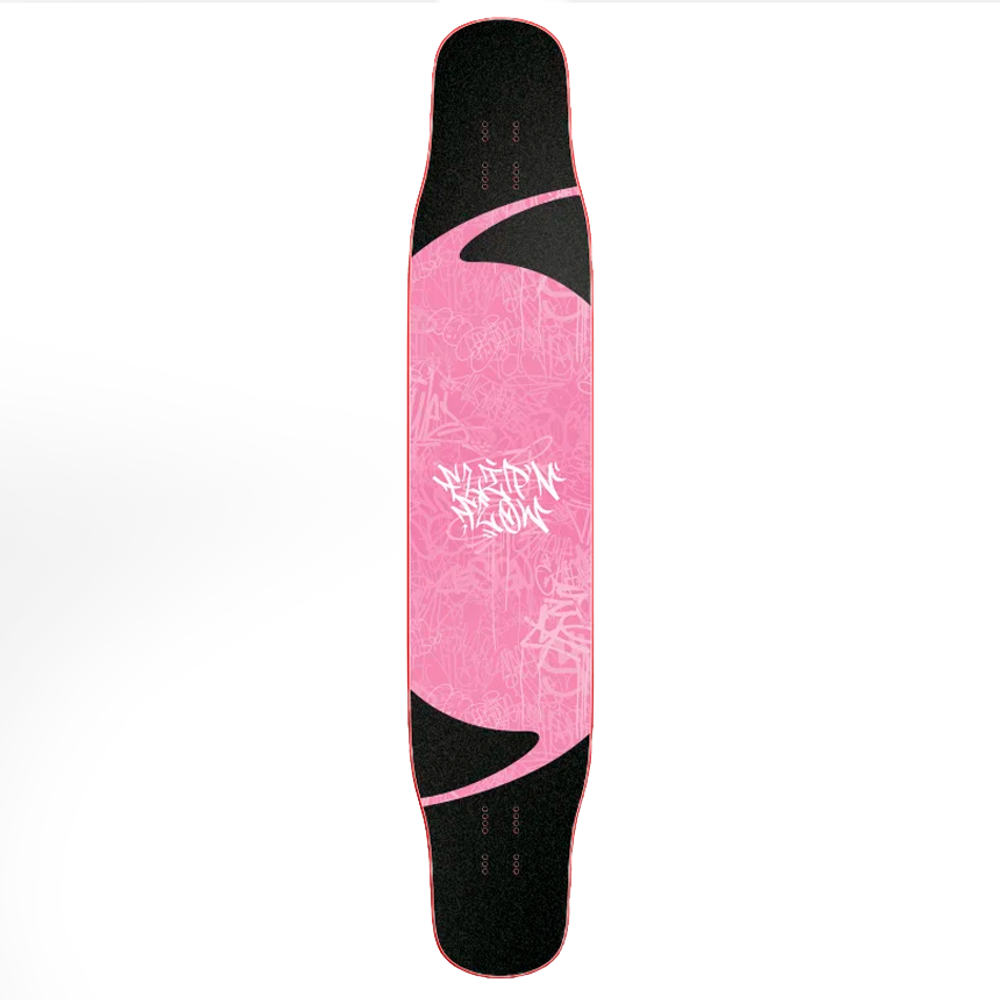 Дека Лонгборд Pepper Boards Barge 50" Pepper X Flip'n'Flow Розовый