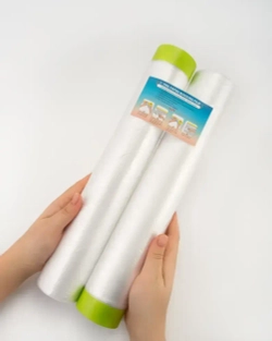 Пленка укрывная для ремонта с клейкой лентой LLP International Group, пленка 2,7х20 м, 2 рулона / защитная