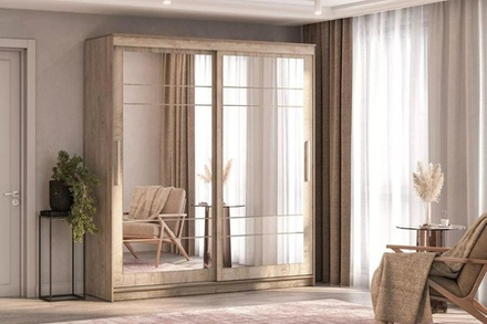 ШКП-5 (Мебель-Ти) Шкаф-купе 2,0 (дуб эндгрейн)