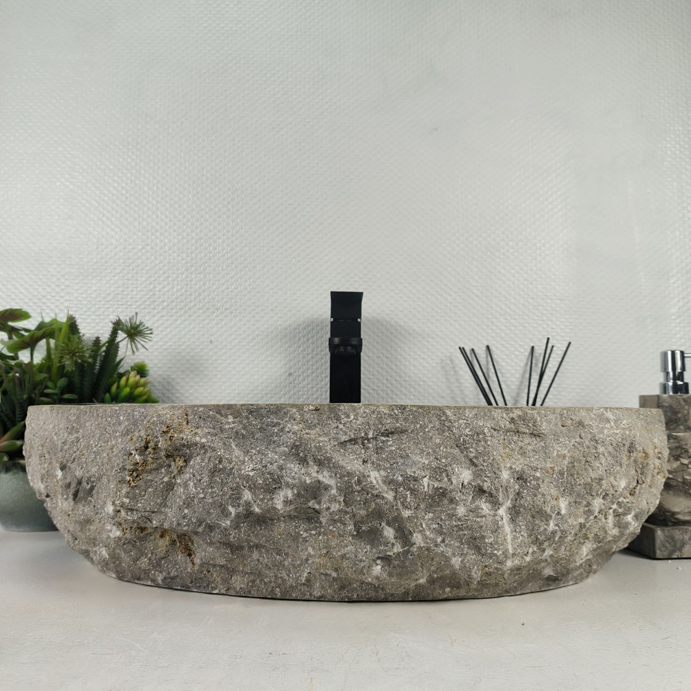Раковина из мрамора Erozy Grey EM-64665 62*42*15 0189