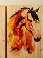 Ключница с буланой лошадью. 4 крючка