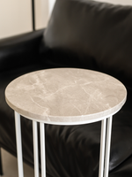 Журнальный столик круглый приставной