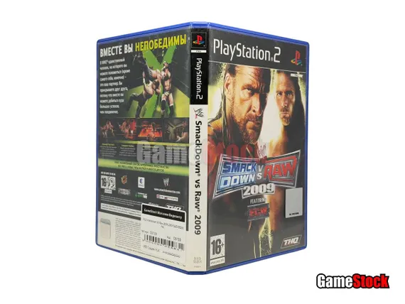 PS2 Smackdown VS Raw 2009 2009 SLES-55251 PAL