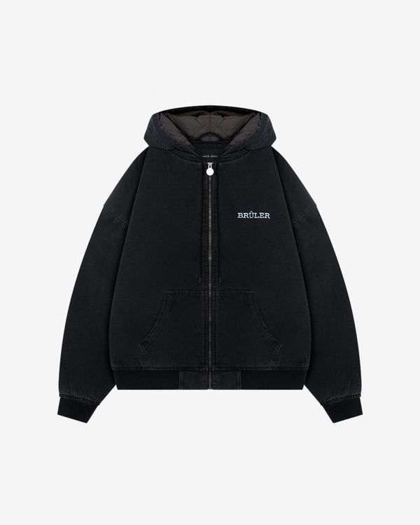 Куртка джинсовая Estampage черная - фото 1