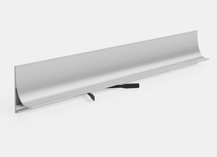 Щелевой плинтус Pro Design Corner L 584 белый, 2700x15,5x30 мм