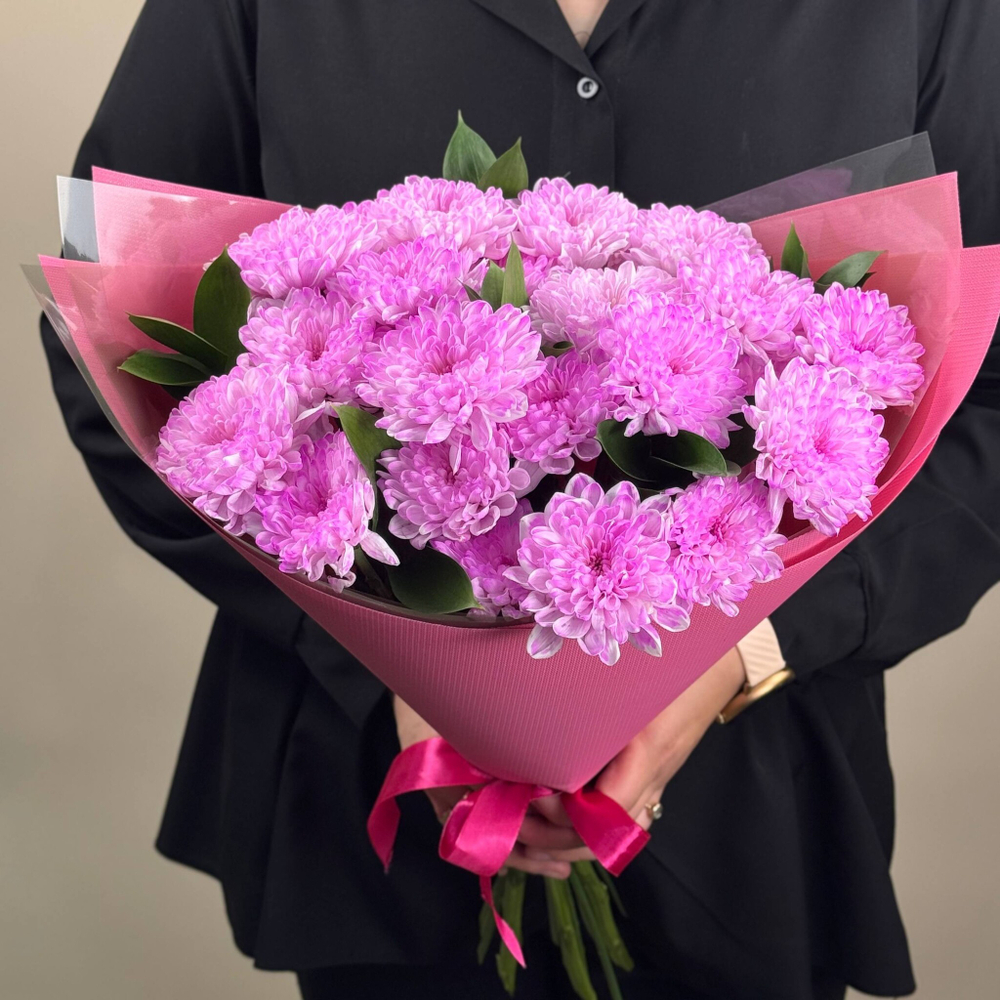 С15650 БУКЕТ ИЗ КУСТОВЫХ ХРИЗАНТЕМ