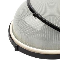 Светильник ЭРА НБП 03-60-001 Акватермо алюминий/стекло IP54 E27 max 60Вт D176 круглый черный