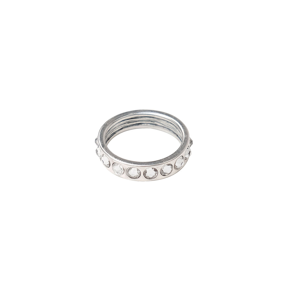 "Транч" кольцо в серебряном покрытии из коллекции "Elementary" от Jenavi