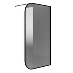 Душевая перегородка Niagara Nova NG-689-12TBLACK (120х200) черный матовый,стекло тонированное,1 место