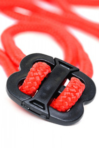 Красные верёвочные наручники ToyFa Theatre 701006