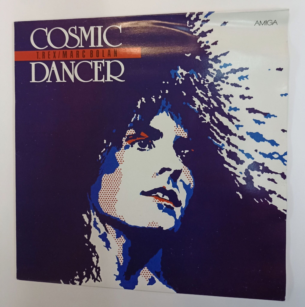 Винтажная виниловая пластинка LP T. Rex Marc Bolan Cosmic Dancer (GDR 1990)