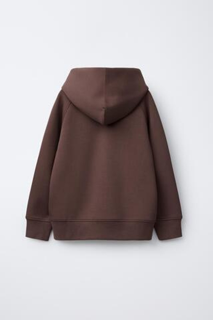 ZARA ХУДИ SPORTY С КАПЮШОНОМ, ГРАНАТОВЫЙ