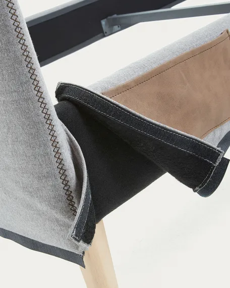 Кровать Lydia 190х90 см, съемный бежевый чехол