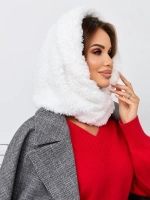 Капор зимний вязаный капюшон на флисе