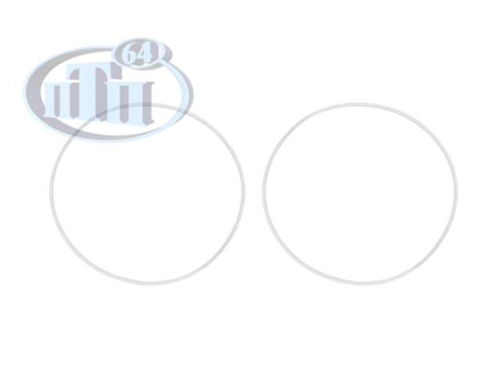 Кольцо уплотнительное гильзы верхнее (130х2) белый MVQ (740-1002031) ПТП