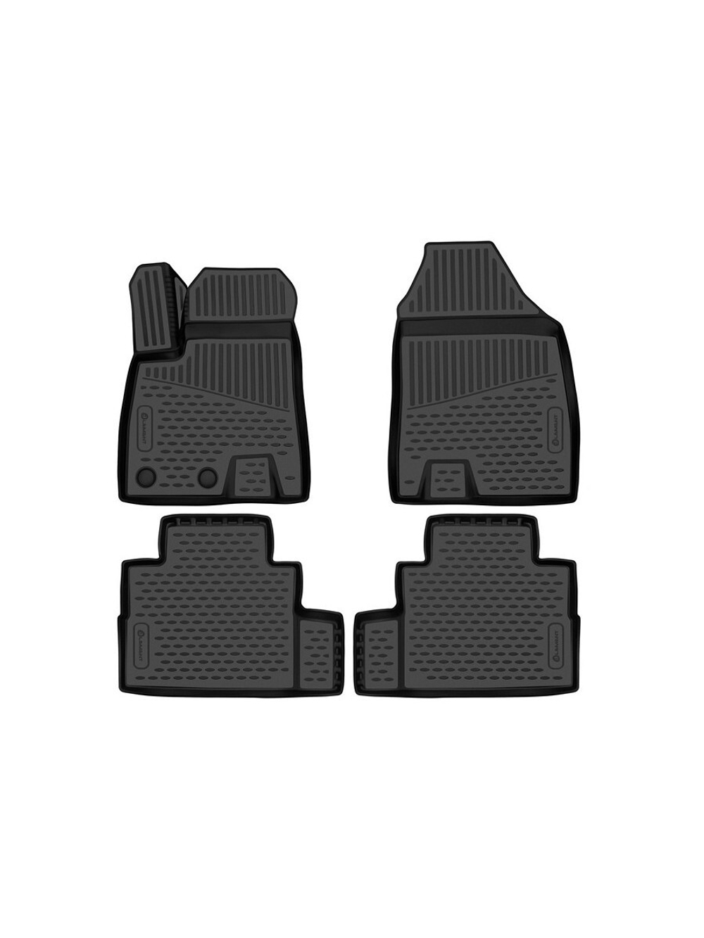 Коврики в салон для JETOUR Dashing 2023- 4шт. (полиуретан) ELEMENT3DAN0578210K