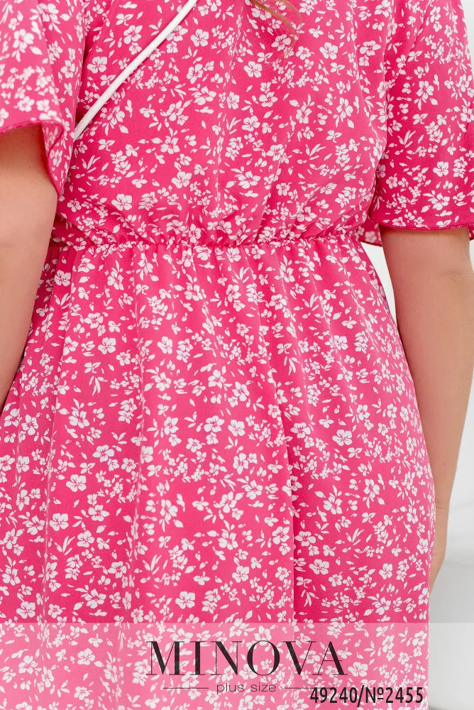 Платье 2455-малиновый Minova