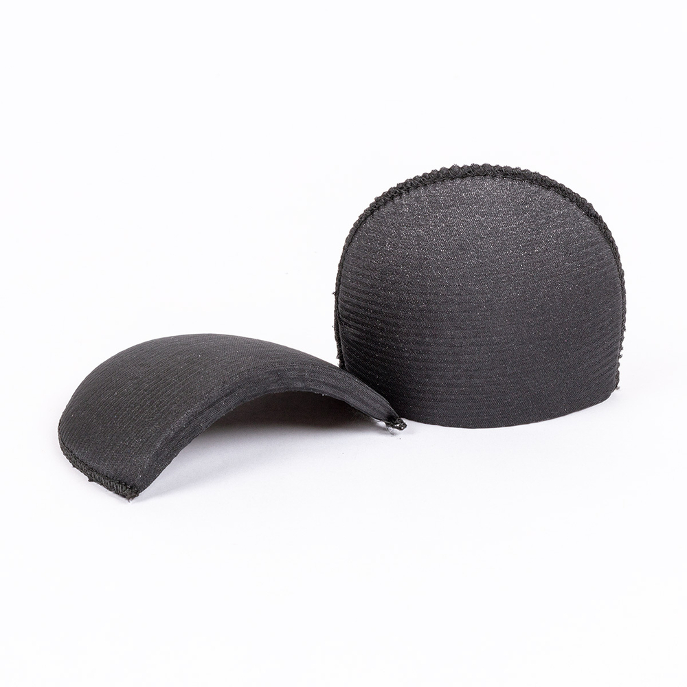 Плечевые накладки обшитые 1 пара черные В(ОВ)-20