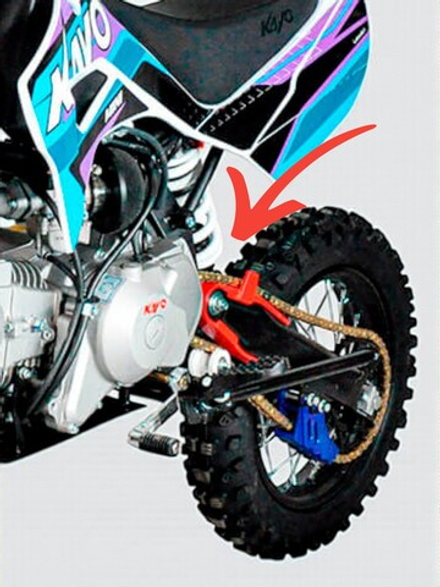 слайдер цепи колеса Ирбис ттр 125 152FMI черный