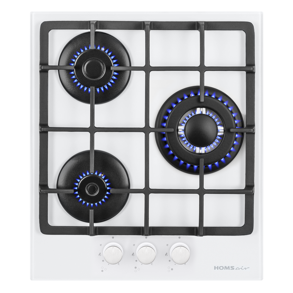 Газовая варочная панель HOMSair HGG433TGCWH фото 2