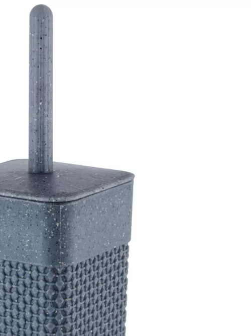 Комплект WC Plast Team Stone подставка+ерш темный камень