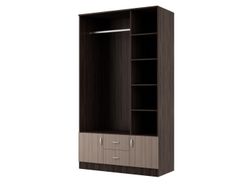 Шкаф трехстворчатый "Рондо" ШК 3 (ясень шимо темный\ясень шимо светлый), Интерьер центр