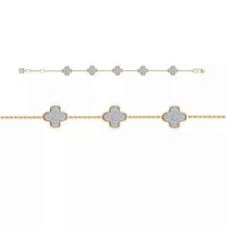 Браслет из золота с фианитами